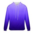 thumbnail image 3 of Penkiiy Chandails à Capuche pour Hommes Liquidation Hommes Mode Décontractée Chandails à Capuche d'Halloween Col Rond Imprimé Chandail Manches Longues Hauts Chandail Violet y2k Chandails à Capuche Hommes, 3 of 4