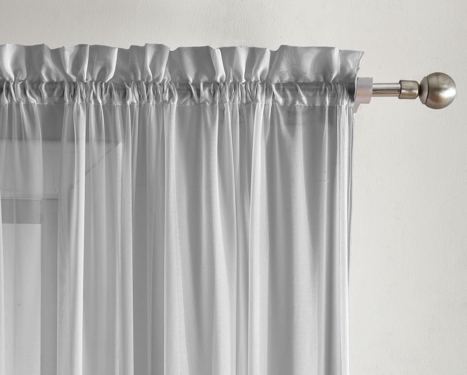 Swift Home Sheer Window Panel Curtain- 2 Pack