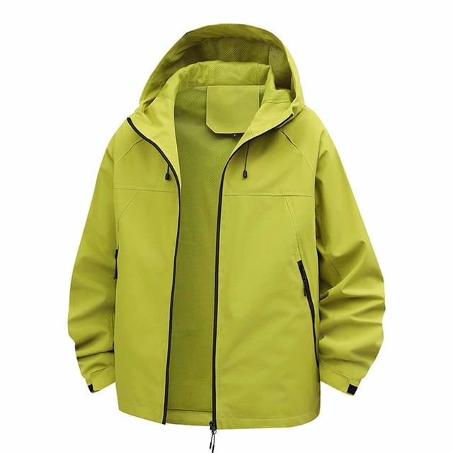 SHTXOZHI Imperméables Légers pour Femmes Coupe-Vent Manteaux de Randonnée en Plein Air Vestes à Capuche à Fermeture Éclair