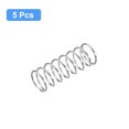 thumbnail image 3 of Unique Bargains Compression Spring, 5 Pack 304 Stainless Steel, 10mm OD, 0.8mm Wire, 25mm Length, 3 of 6