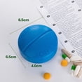 thumbnail image 3 of Étui Organisateur de Rangement Portable pour Capsules et Comprimés à 4 Compartiments, Forme Ronde, pour Voyage, 3 of 4