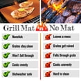 thumbnail image 3 of Gotham Steel Non-Stick Copper Grill & Baking Mats, 3 of 4