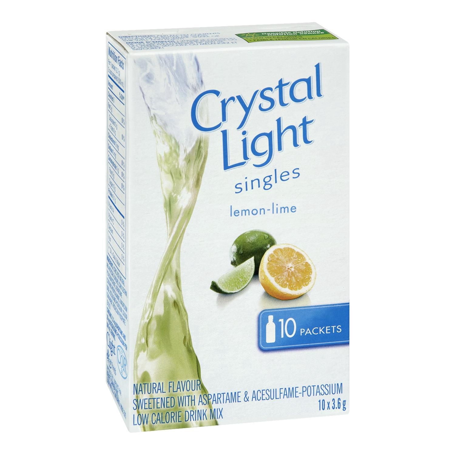 Crystal Light Singles, Lemon Lime