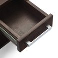 thumbnail image 4 of SIMPLIHOME Kitchener SOLID WOOD 14 inch wide Rectangle Contemporary Narrow Side Table in Warm Walnut Brown with Storage, 1 Drawer and 1 Shelf, for the Living Room and Bedroom, 4 of 5