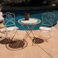 thumbnail image 1 of Modern Home Marseille Ensemble Bistro Pliant 3 Pcs en Fer Vieilli, 1 of 2