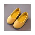 thumbnail image 3 of MAWCLOS Mocassins pour Enfants Bout Rond Ballerines à Enfiler Chaussures Habillées Décontractées à Tige Basse Chaussure de Mariage Jaune 2Y, 3 of 3