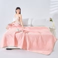 thumbnail image 1 of EGNMCR Throw Blanket, Throw Blanket for Couch Double Bedding Quilt Summer Cooler Quilt Suitable For All Seasons Soft Cover Quilt 60 Inches By 79 Inches Polyester Fiber Quilt, 1 of 9