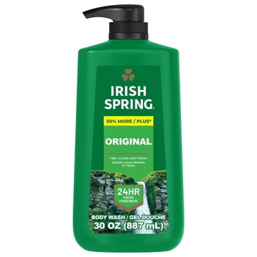 Irish Spring Original Clean Body Wash for Men, 887 ml