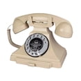 thumbnail image 3 of KLKCMS Audio Guest Book Wedding Phone Desk Telephone Recorder for Wedding Home Desk beige, 3 of 9