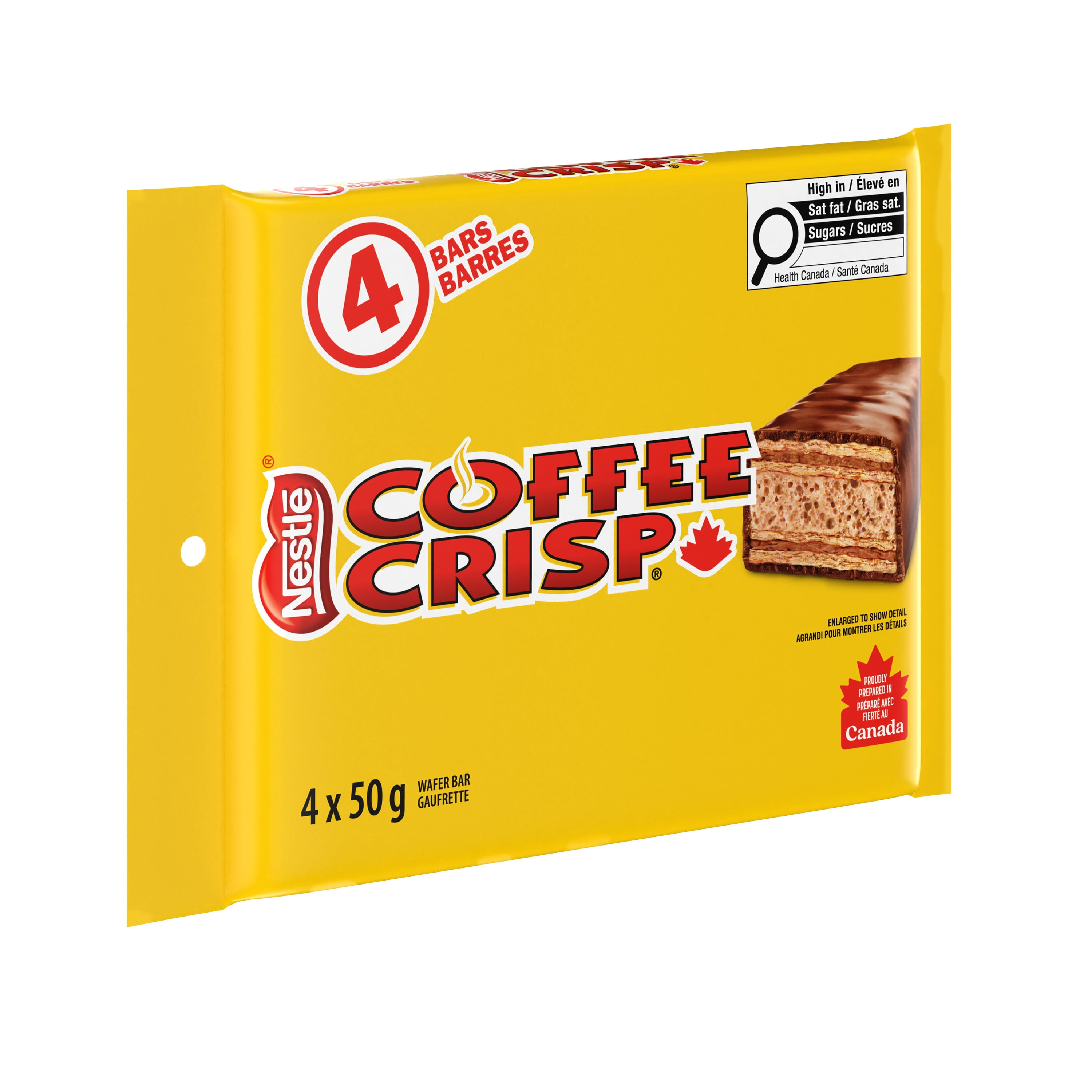 COFFEE CRISP Gaufrettes croustillantes avec crème au café et mince enrobage chocolaté