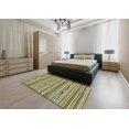 thumbnail image 4 of Ahgly Company Indoor Rectangle Abstract Avocado Green Abstract Area Rugs, 5' x 8', 4 of 6