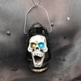thumbnail image 4 of Halloween Skull Lamp Mini LED Lantern for Indoor Outdoor Fall Decor with Adjustable Brightness and Multi-Color Flashing Eyes, 4 of 6