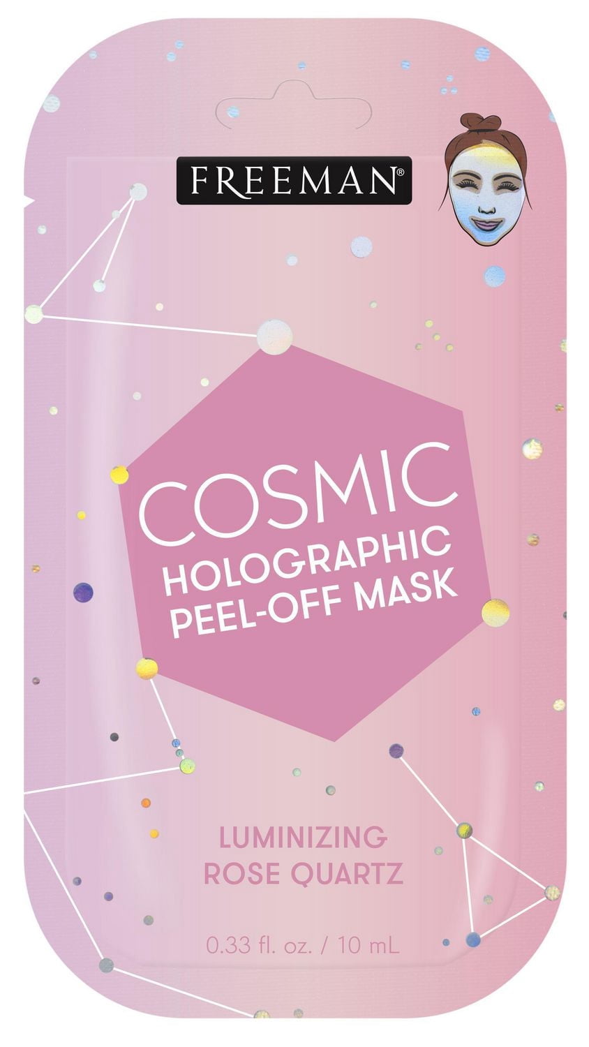 Freeman Cosmic Masque Pelable Illuminant au Quartz Rose