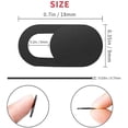 thumbnail image 2 of 12 Pcs Webcam Cover, Laptop Camera Cover Slider Protects Your Privacy Online Phone Camera Cover Slim Laptop Webcam, 2 of 5