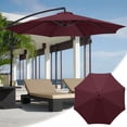 thumbnail image 1 of Vaidha Parasol de Cour Extérieur en Polyester, Parasol Pare-Soleil, Tissu anti-UV et Imperméable, Tissu de Parasol de Jardin à Mât, 1 of 6