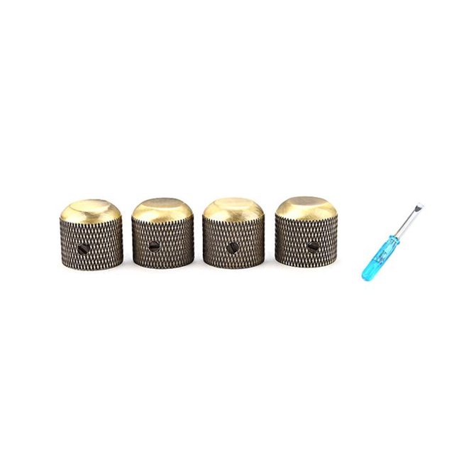 stanreset 4pcs Volume Bouton Guitare Électrique Chapeau Partie de Tonalité pour Guitares Remplacé Pièces Ajustement Outil Réglage Instrument