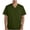 Army Green, variant on XUNKUSGA Scrub Tops Soft Stretch Men's V-Neck Top Classic Soild Color Comfortable Scrubs for Men Ultra Soft Fade Resistant Scrub Top with Pockets S-3XL Blue