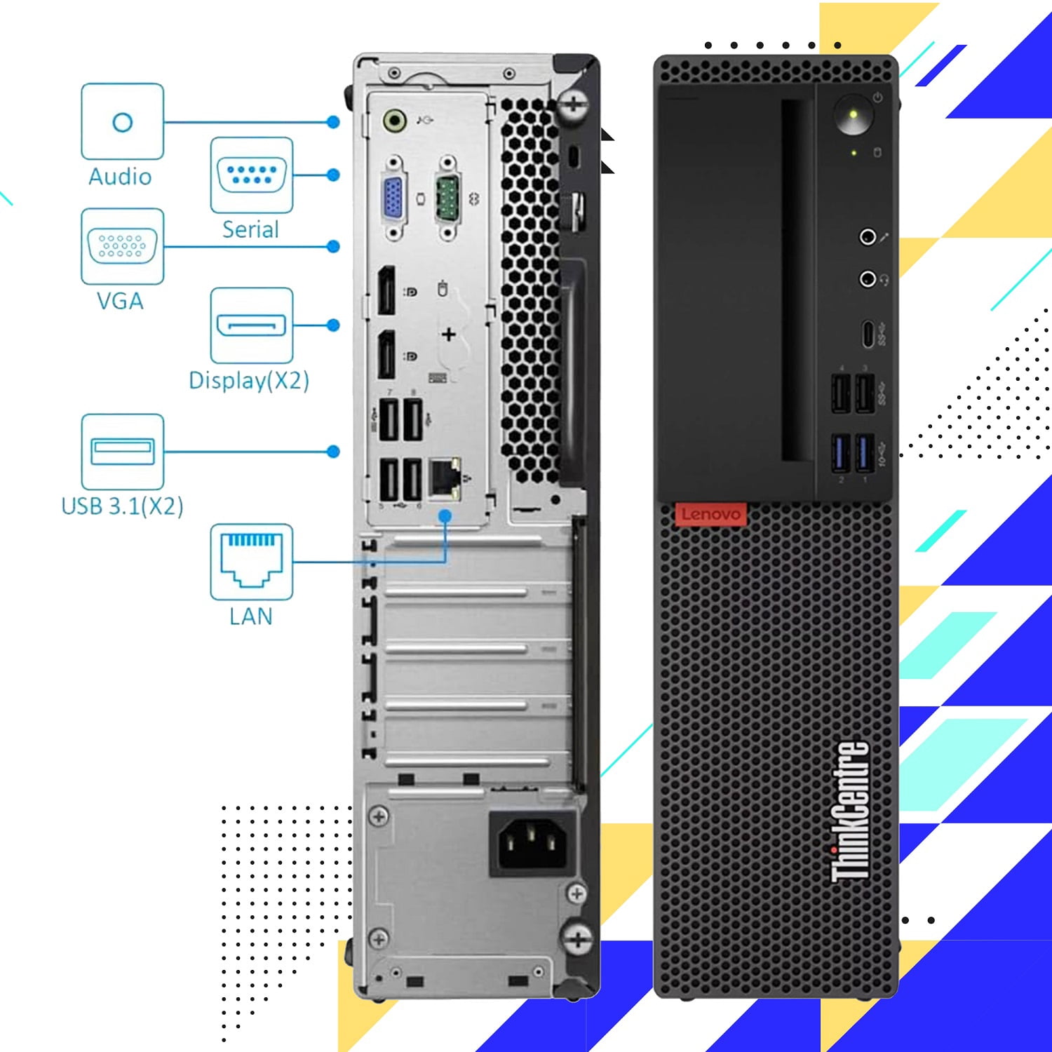 Lenovo ThinkCentre M720s SFF Windows 11 Pro Business Desktop PC