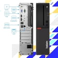 thumbnail image 3 of High-Performance Desktop Computer Lenovo PC ThinkCentre M720s SFF | Windows 11 Pro | Intel i5-8500 Hexa-Core 8th Gen Processor | 32GB DDR4 RAM | 512GB NVMe SSD | WIFI | Bluetooth - Black, 3 of 5