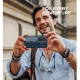 thumbnail image 4 of Dexnor for Samsung Galaxy S24 FE Case with Built-in Slide Camera Cover & Screen Protector & Kickstand,Heavy-Duty Shockproof Rugged Case Full-Body Bumper Protective Cover for Galaxy S24 FE 2024, Blue, 4 of 7