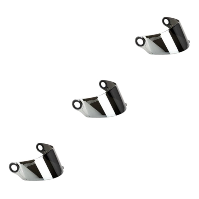 Youkk High-Performance for Visor Lens for FF358 396 Full Face Scratch-Resistant Silver 255mm 3Set