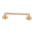 thumbnail image 4 of Door Handle, Round Base Easy Installation Sturdy Antique Drawer Handle  With 4 Screws For Cabinet Retro Silver,Gold, 4 of 8