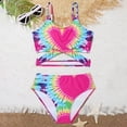 thumbnail image 2 of Girls Swimsuits 2 Piece Summer Tankini Swimsuits Cartoon Girls Bathing Suits 8-9 Years, 2 of 4