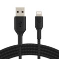 thumbnail image 5 of Belkin BOOST CHARGE Braided Lightning to USB-A Cable 6ft Black, 5 of 5