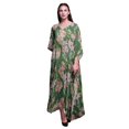 thumbnail image 1 of Bimba Kaftan de Plage Floral, Paréo de Bikini, Robe Maxi pour Femmes, Long Caftan-S-L, 1 of 5