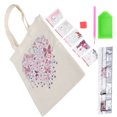 thumbnail image 4 of Diamond Painting Bag Kit Canvas Bag Resin Rhinestones HandMade Reusable Art Handbag(BB009 ), 4 of 14