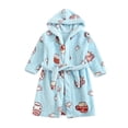 thumbnail image 2 of LSLJS Peignoirs de Bain en Flanelle pour Tout-Petits Garçons Filles, Robe de Nuit Vêtements de Nuit, Peignoirs Cadeaux pour Adolescentes et Adolescents, 2 of 4