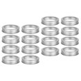 thumbnail image 1 of CNKOO 48 pcs  Regular Mouth Canning Jar Bands Replacement Metal Split-type Lids Rings, 1 of 6
