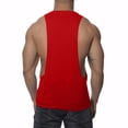 thumbnail image 5 of Styesk Tank Tops Men Casual Slim Fit Sleeveless Shirts Solid Color Beach Tank Top Breathable Soft Cotton Undershirt Compression Bodybuilding Muscle Shirts Running Gym Workout Tank Top, 5 of 5