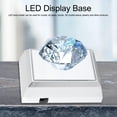 thumbnail image 2 of Keenso LED Lamp Stand, Lamp Holder Square LED Base, Acrylic Statue Jewelry For Artware Display Crystal, 2 of 8