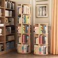 thumbnail image 4 of TOYTEXX Organisateur d'Étagère à Livres Empilable à 5 Niveaux, Rotatif à 360°, pour Adultes et Enfants – Usage à la Maison et au Bureau - Beige, 4 of 4