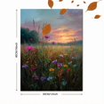 thumbnail image 3 of Qisvanset Sunset Sailboat Canvas Print 12x16 Inch Scenic Home Decor, 3 of 8