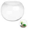 thumbnail image 2 of HLONK Round Glass Fish Bowl for Betta Goldfish Flower Vase, 2 of 10