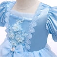 thumbnail image 3 of Girls Princess Costume Puff Sleeve Fancy Birthday Party Dress up, 3 of 7