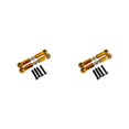 thumbnail image 1 of Smilepp Aluminum Alloy Front Rear Servo Link For 1/18 Hobbico Dromida RC Car S Performance With Premium Aluminum Alloy Front yellow 2Set, 1 of 6