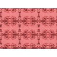thumbnail image 1 of Ahgly Company Tapis d'Intérieur Rectangulaires Transitionnels Rouges Lavables à la Machine, 2 Pieds x 4 Pieds, 1 of 7