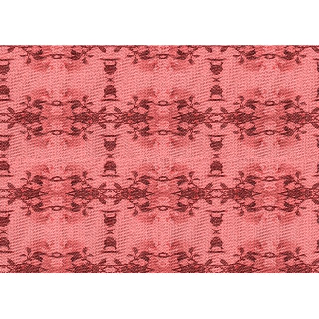 Ahgly Company Tapis d'Intérieur Rectangulaires Transitionnels Rouges Lavables à la Machine, 2 Pieds x 4 Pieds