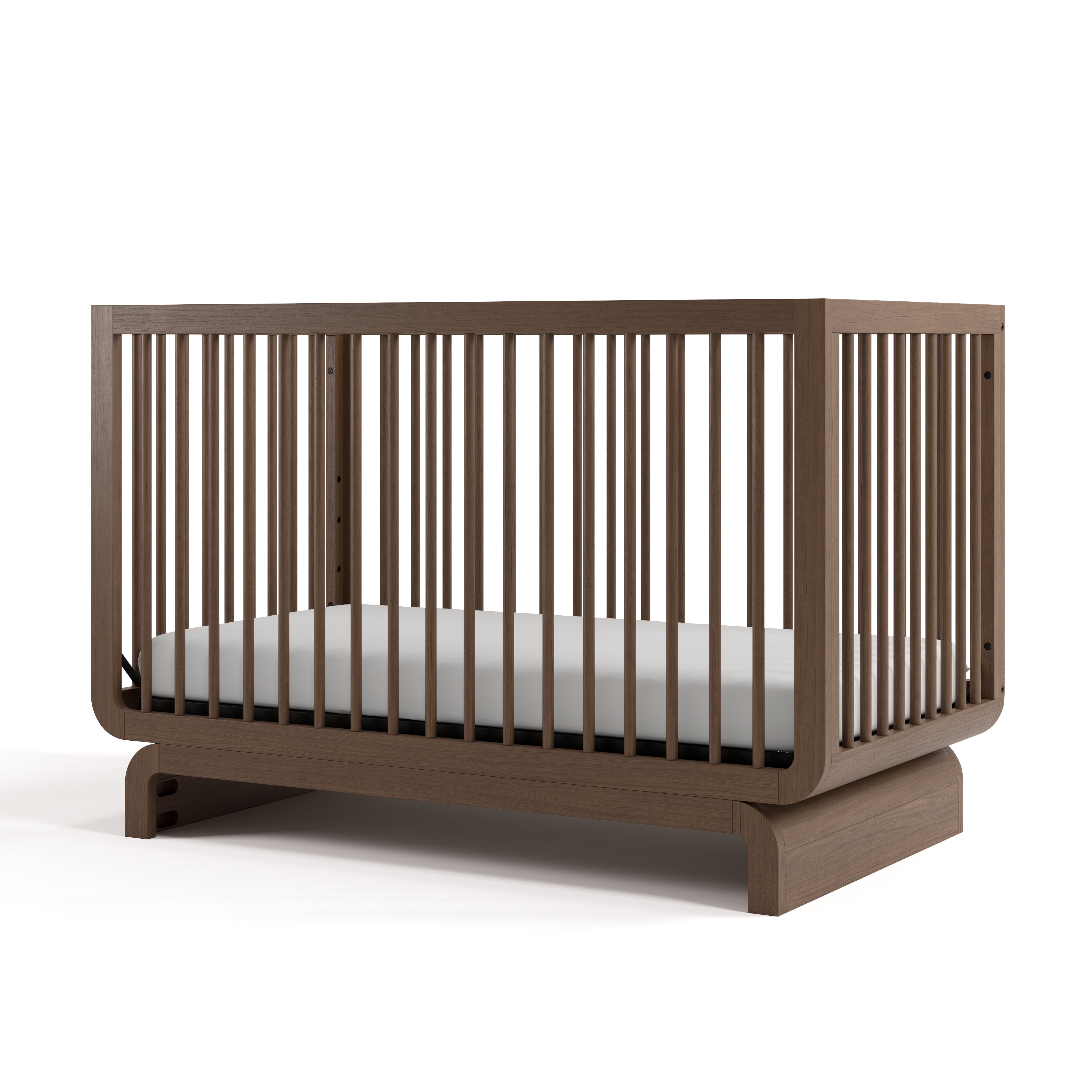 Storkcraft Santorini 5-in-1 Convertible Crib, Hazelnut