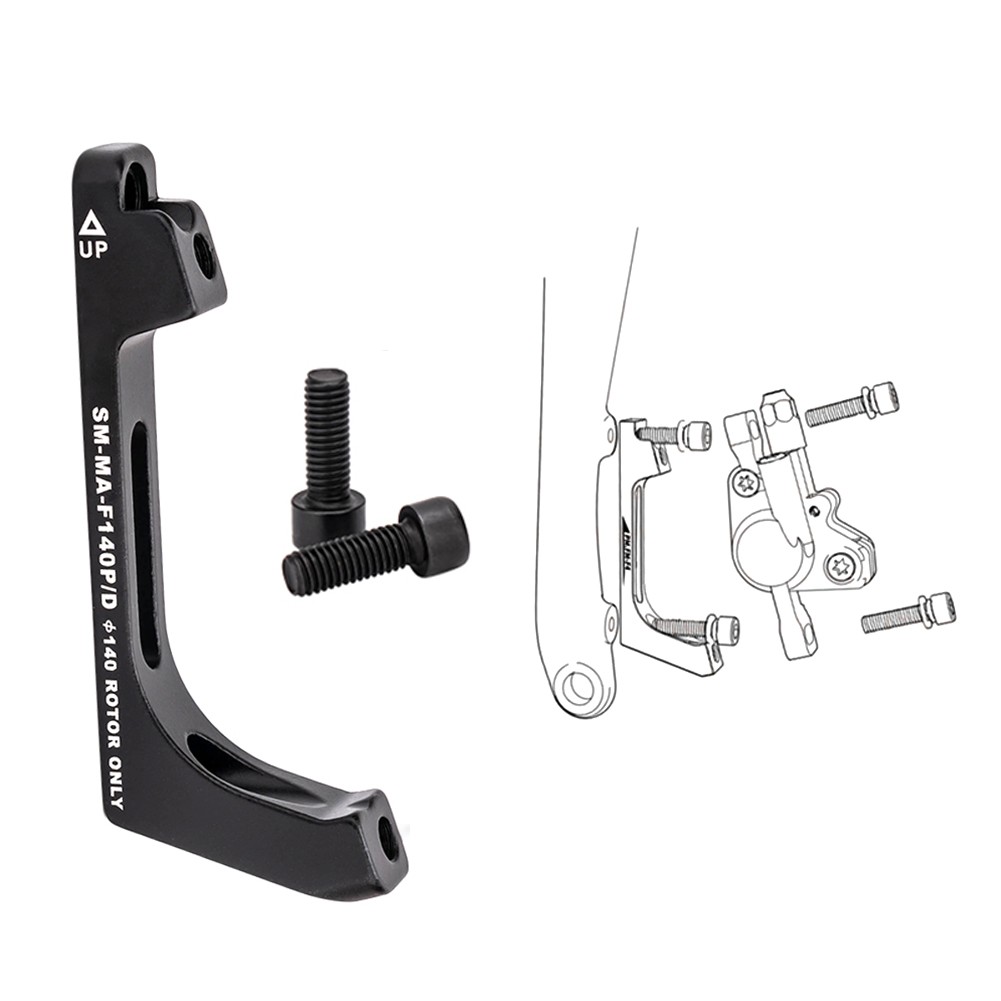 Road Bike Bike Disc Brake-Caliper Adapter Flat Mount To Post Mount