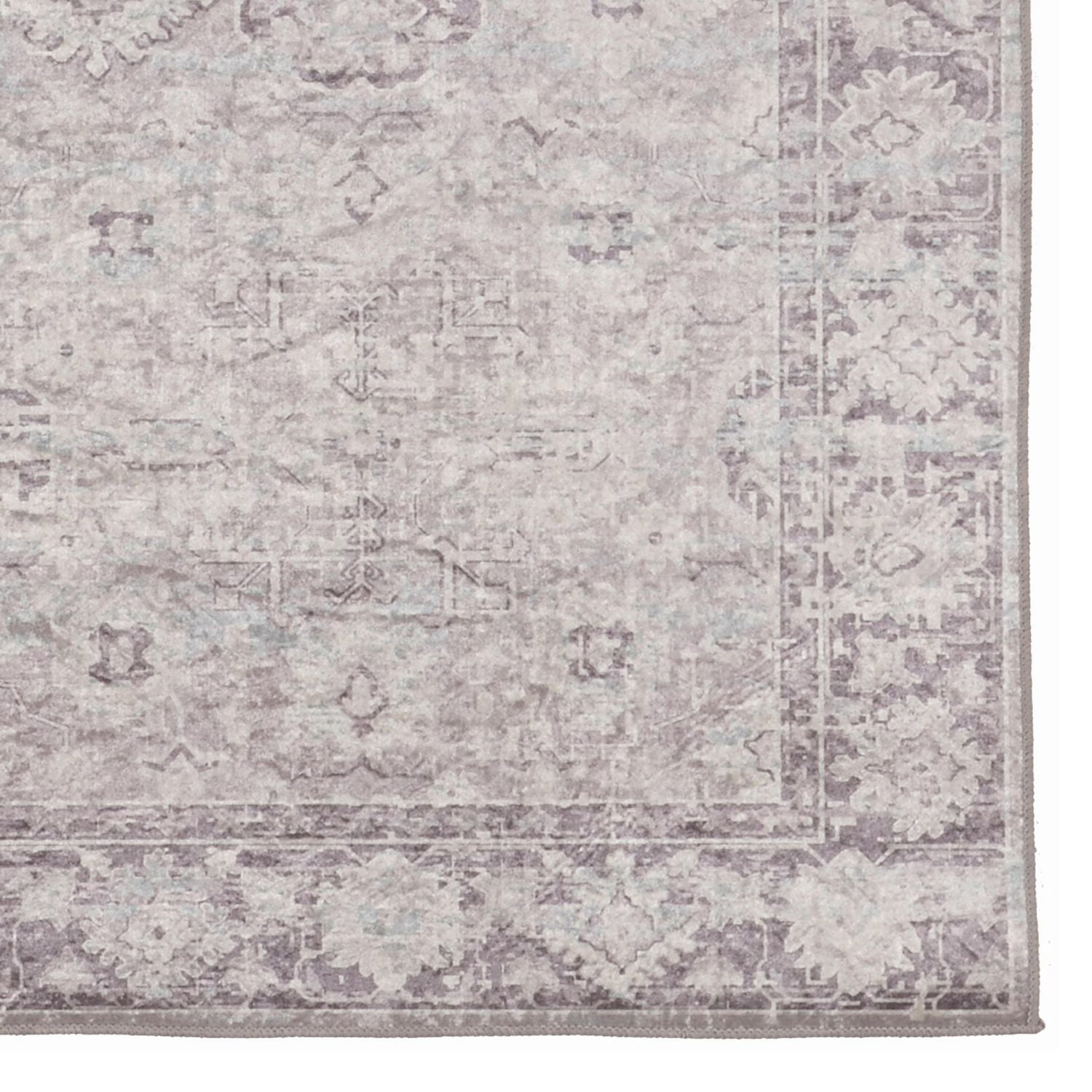 Tapis d'appoint Emerald Myer ivoire & or de 2 pi 2 po x 3 pi 2 po