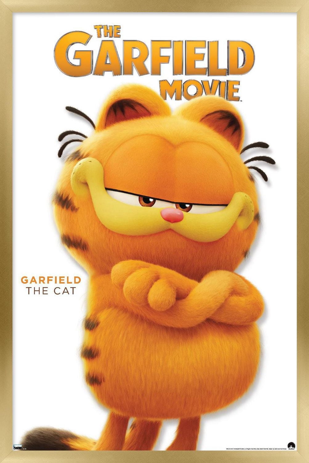 The Garfield Movie - Feature Series 24 Wall Poster with Magnetic Frame