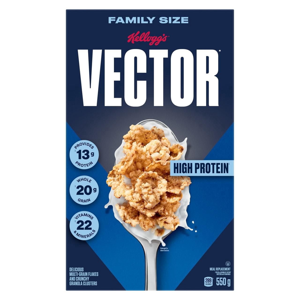Kellogg's Vector Meal Replacement Cereal 550g