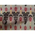 thumbnail image 4 of oneOone Tissu en Coton à Rayures et Paisley Ikat Décor Imprimé 56 Pouces de Large, 4 of 4