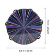 thumbnail image 4 of Tambourin à Double Rangée Instrument de Percussion Tambour à Main Jouet Éducatif, 4 of 8
