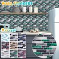 thumbnail image 2 of Aodebiao 10PC Removable Wall Stickers – Peel & Stick Tile Decals for Living Room, Kitchen, Bedroom | 6x6in Modern Home Decor Set (10 Tiles, Easy Clean, Wipeable)​​, 2 of 2