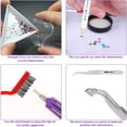 thumbnail image 5 of JUNWELLHotfix Applicator with Rhinestones  Hot Fix Rhinestone Applicator Tool Kit with 4028Pcs Rhinestones  7 Different Sizes Tips  Rhinestone Picker Pens and Brush for Cloth Bedazzler Cr, 5 of 5